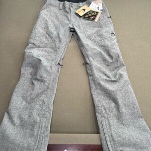 BURTON BALLAST GORE-TEX MENS PANTS SIZE MEDIUM HEATHER GREY